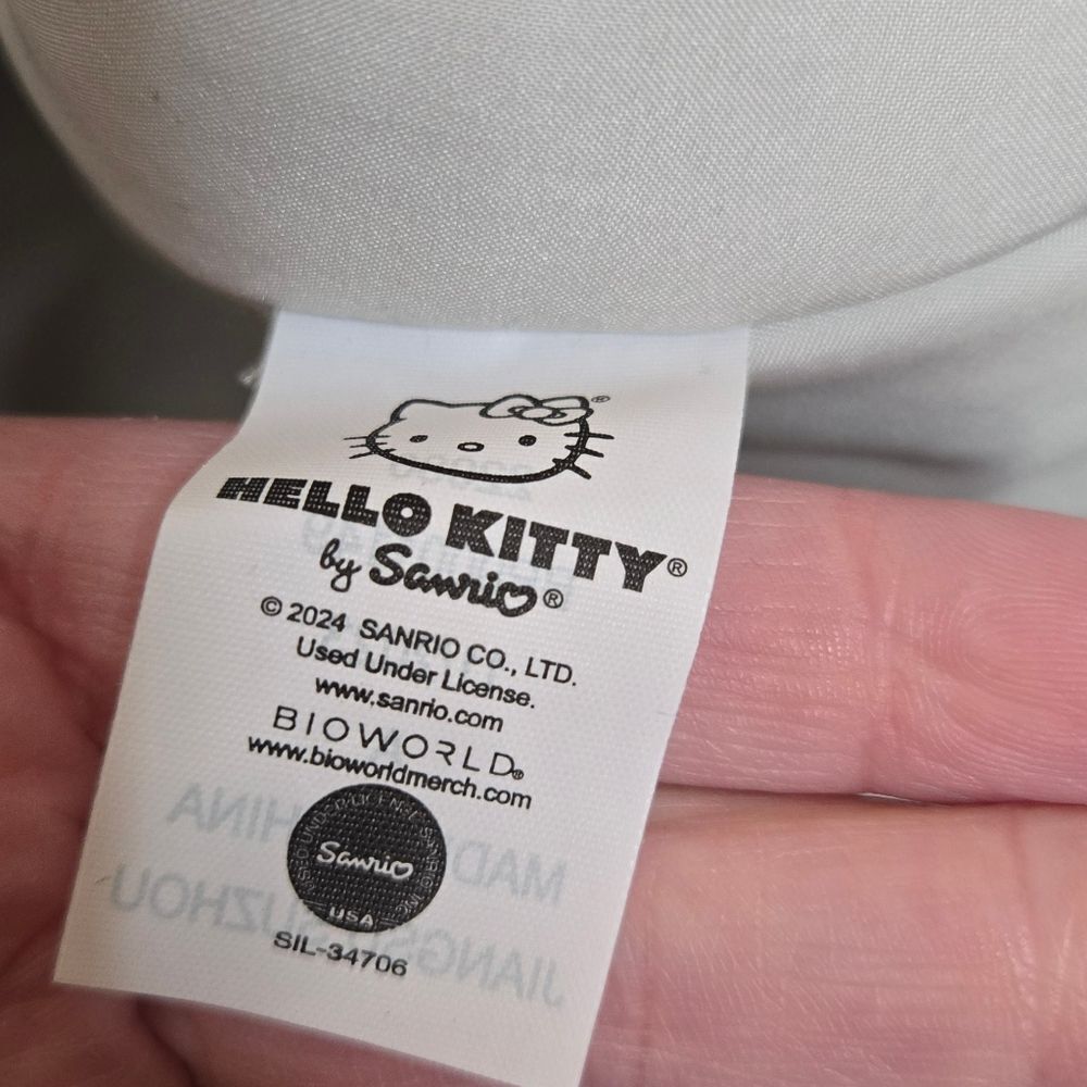 HELLO KITTY x Dumbgood varsity black and white unisex jacket L - Picture 12 of 17